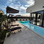 New Restart Vrsi-mulo With Heated Pool And Sea View Villa