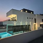 New Restart Vrsi-mulo With Heated Pool And Sea View Villa