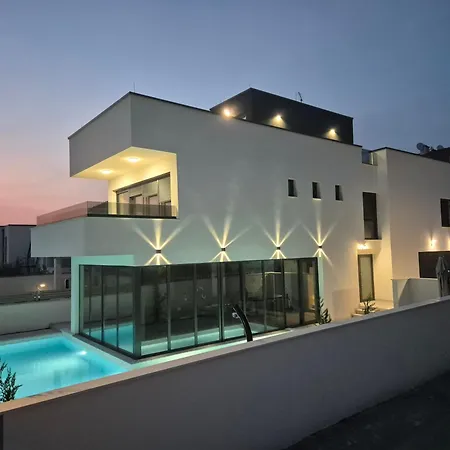 New Restart Vrsi-mulo With Heated Pool And Sea View Villa