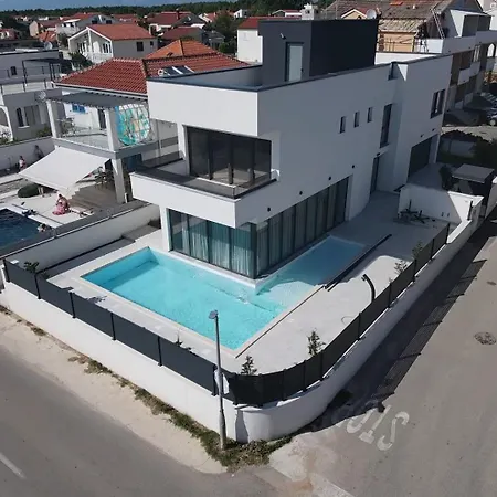 Restart Vrsi-mulo With Heated Pool,sea View And Jacuzzi Villa *