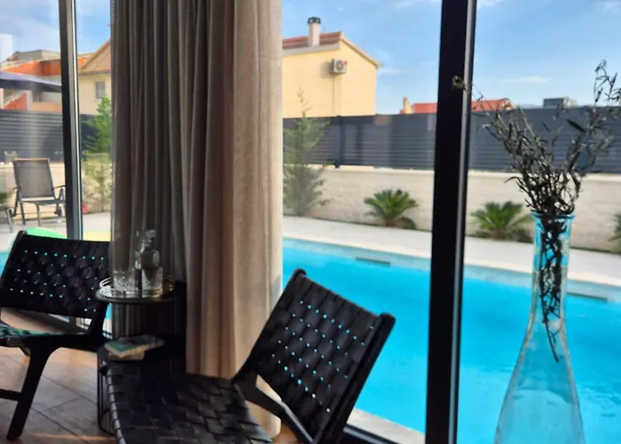 Willa New Restart Vrsi-mulo With Heated Pool And Sea View *