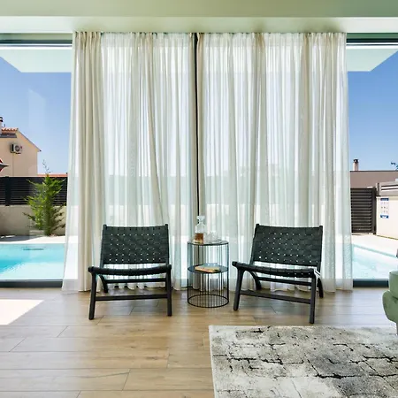 New Restart Vrsi-mulo With Heated Pool And Sea View Villa *