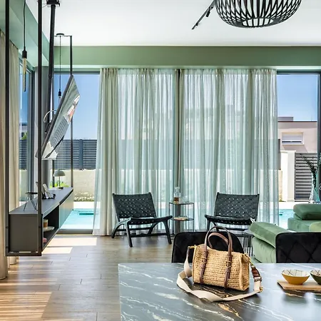 New Restart Vrsi-mulo With Heated Pool And Sea View Villa