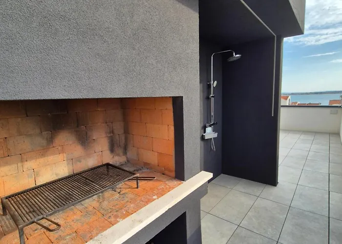 New Restart Vrsi-mulo With Heated Pool And Sea View Vrsi