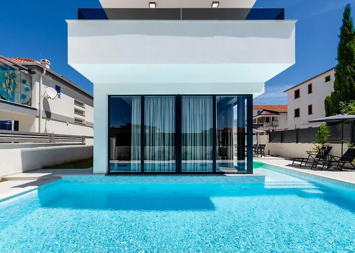 Villa New Restart Vrsi-mulo With Heated Pool And Sea View *